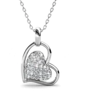 925 Серебряное ожерелье в форме сердца на заказ, подвеска, модные ювелирные изделия