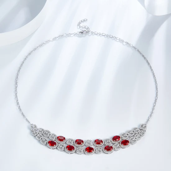 Ожерелье из стерлингового серебра 925 пробы OEM, модные ювелирные изделия на заказ